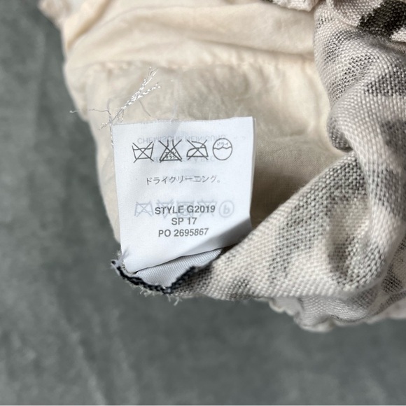 J Crew Leopard Print Linen Blend Plants 4 Stretchy Waist Jaguar Animal Preppy - Picture 12 of 14